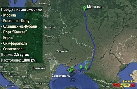 Дорога на симферополь на машине