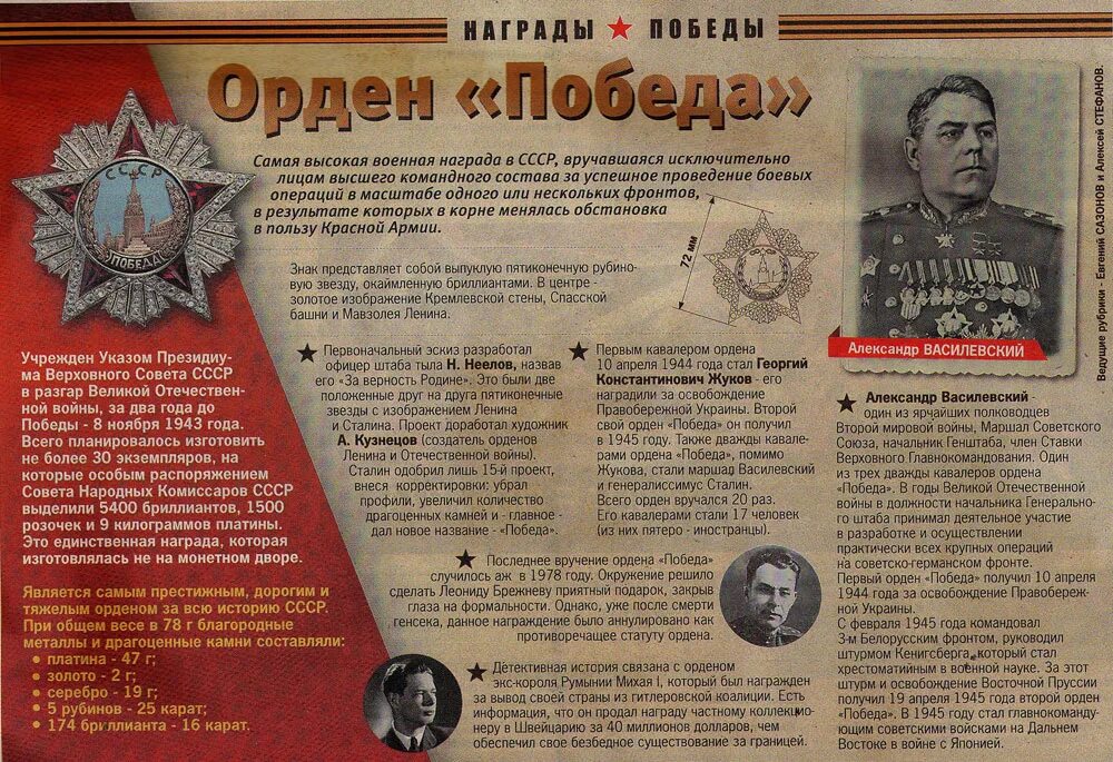 Кавалеры ордена победы великой отечественной. Орден Победы 1945 года. Кавалеры ордена Победы Великой Отечественной войны. Советские военные награды. Перечень награжденных орденом Победы.