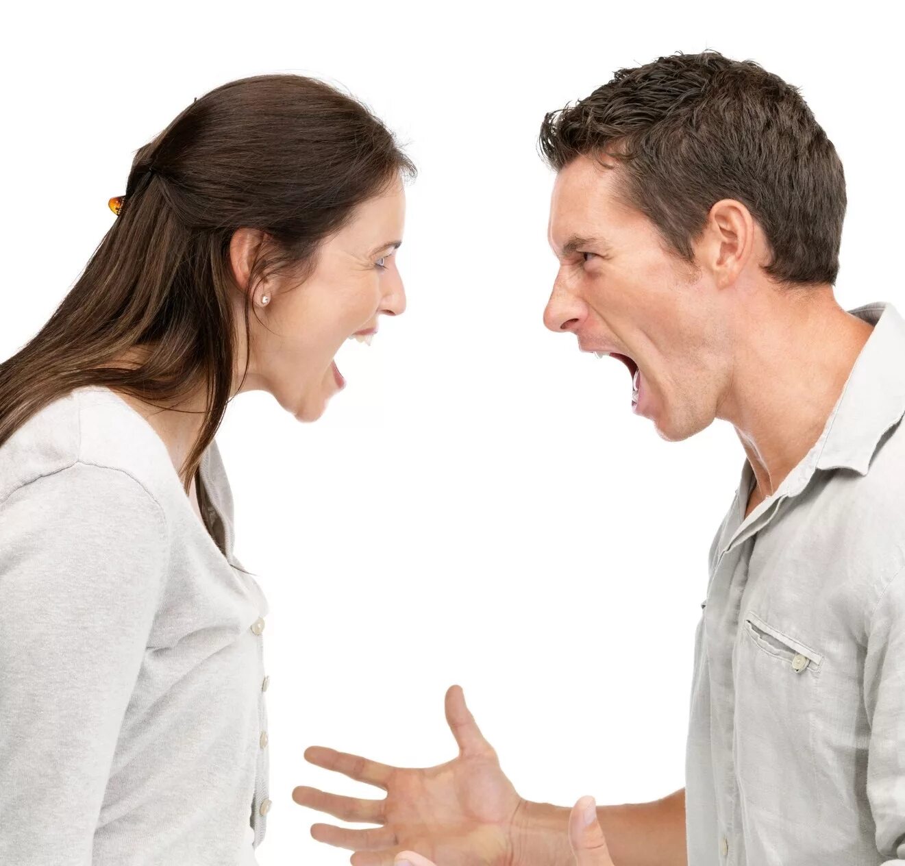 They are arguing