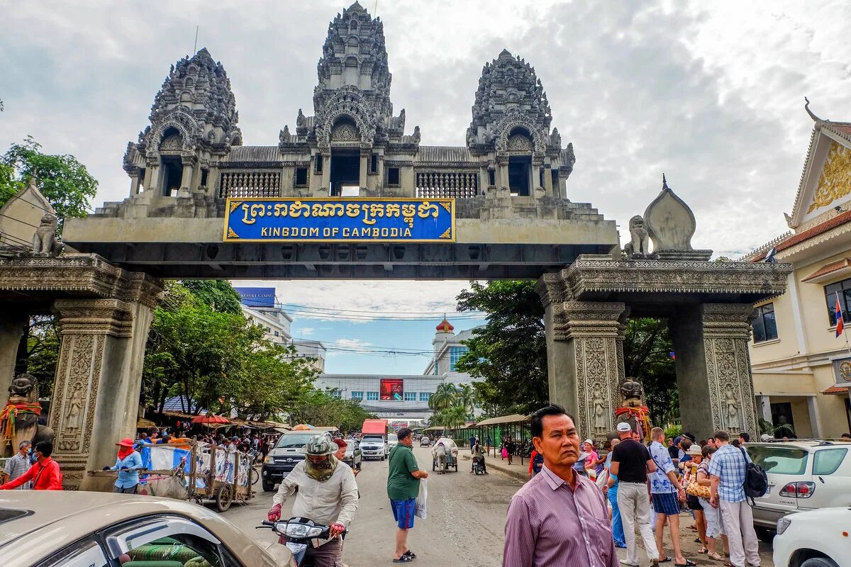 Бангкок камбоджа. Камбоджа границы. Тайланд Камбоджа. Граница Таиланда и Камбоджи. Граница таинланд.