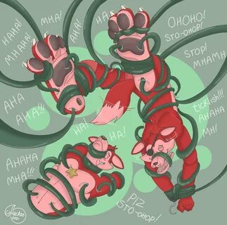 Furry feet tickle