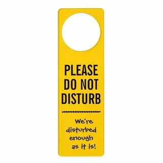 Disturb doing