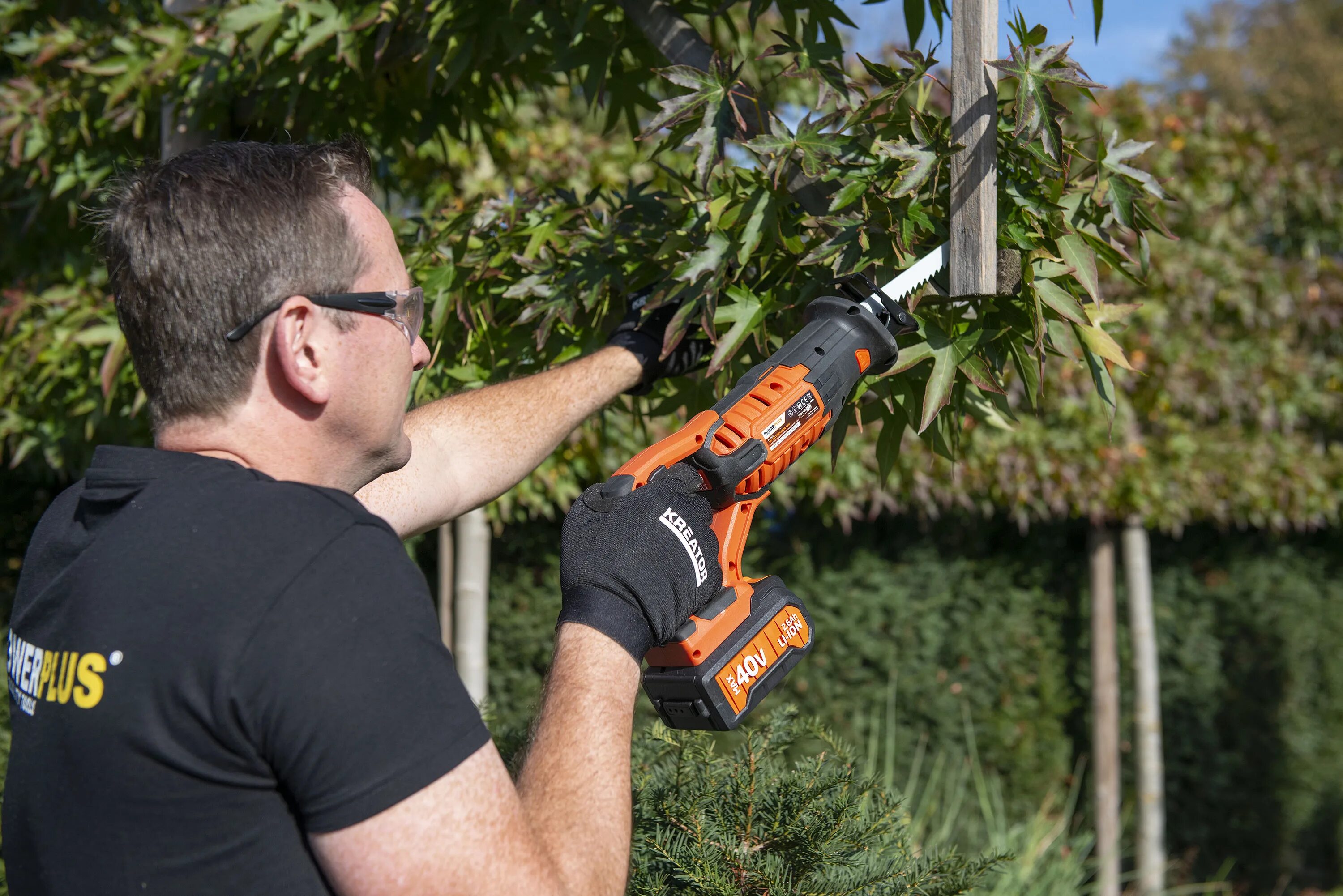 Reciprocating saw Tree Limbs. Аккум. Цепная пила Zitrek Greensaw 20.