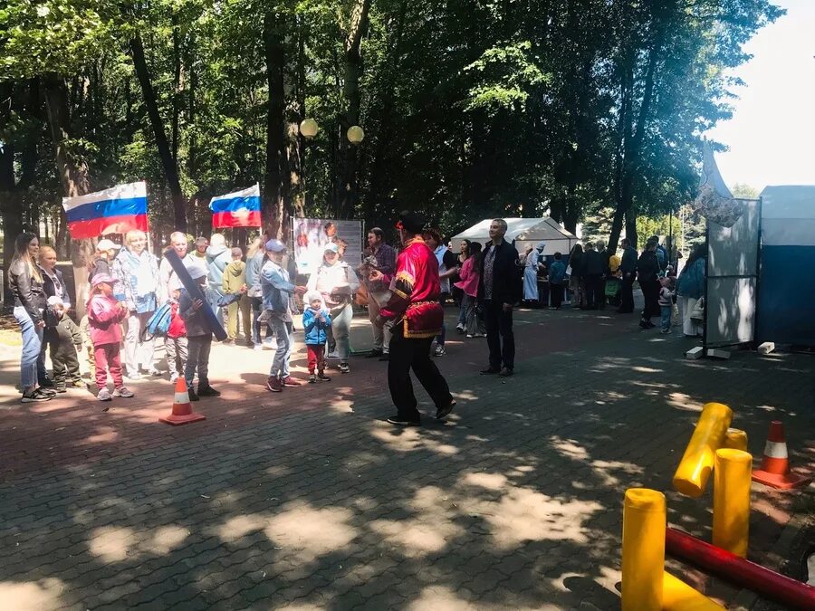 Флагштоки в парке 300. 12 июня парки. Парк горького 12 июня. Парк горького 2024. Шествие с российскими флагами.