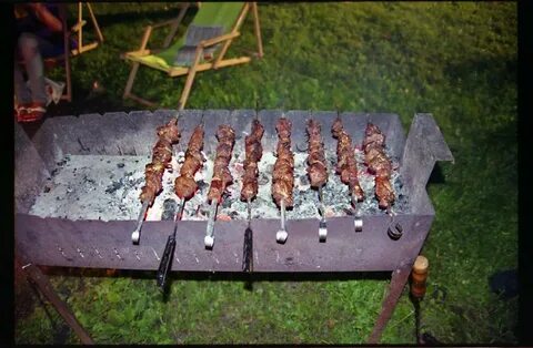 Шашлык на участке