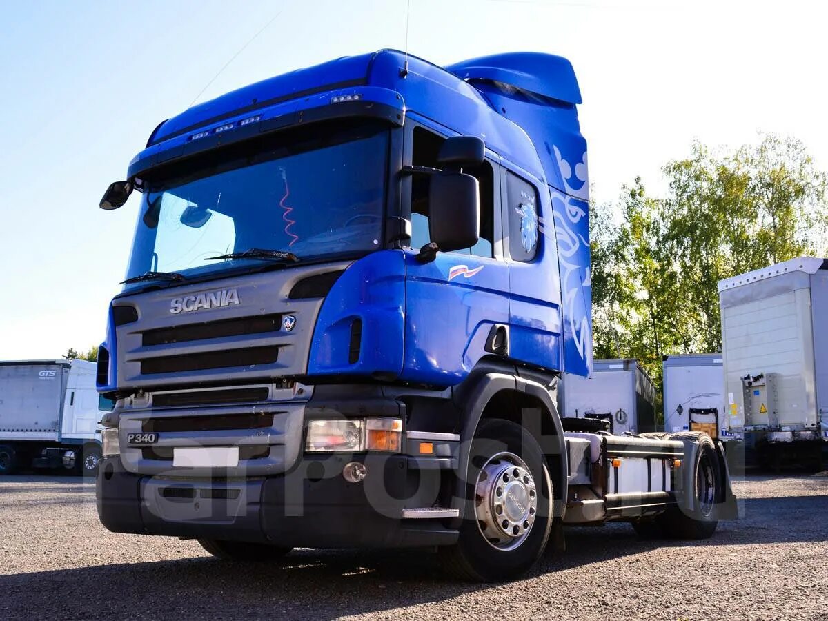 Скания тягач 340 синий. Скания п 340 2011. Scania 340 2011 год.