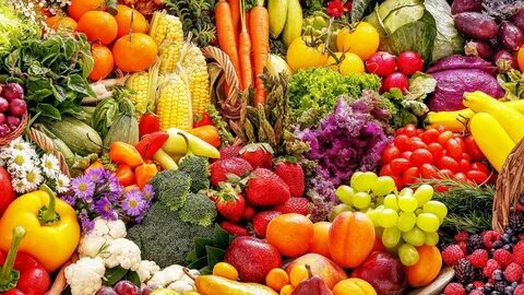 Fruit vegetables fresh