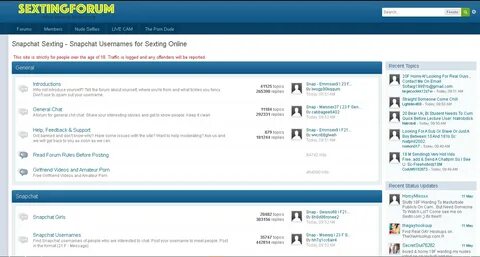 Sexting Forums.