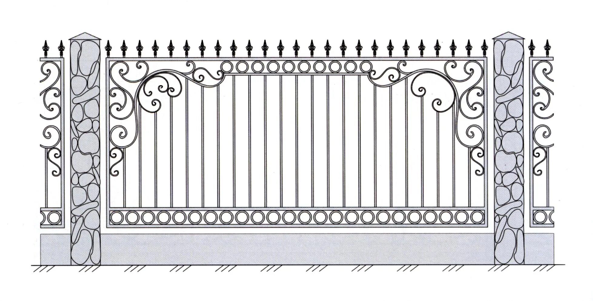 Рисунок ограждения. Кованые заборы эскизы. Узоры на забор. Эскиз забора. Кованый забор чертеж.