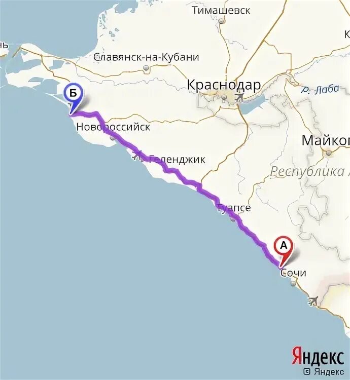 Новороссийск и Лазаревское на карте. Анапа Лоо на карте. Маршрут Сочи Анапа.