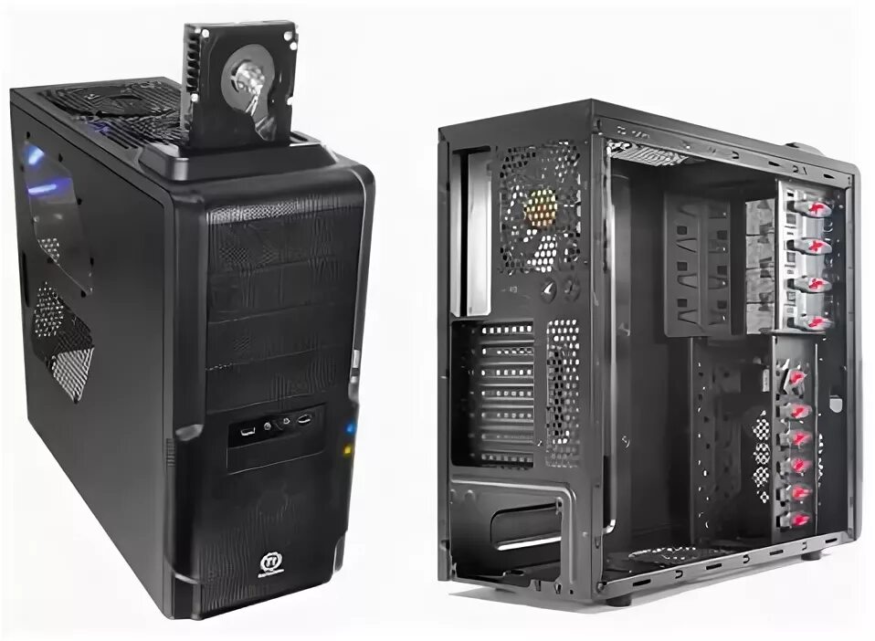 Корпус б 2б 03. Thermaltake vm600m1w2z Dokker Black. Корпус Thermaltake vm600m1w2z. Корпус Thermaltake Dokker. Корпус Thermaltake с док станцией.