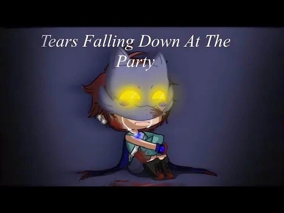 Falling down at the party. Falling down at the party
