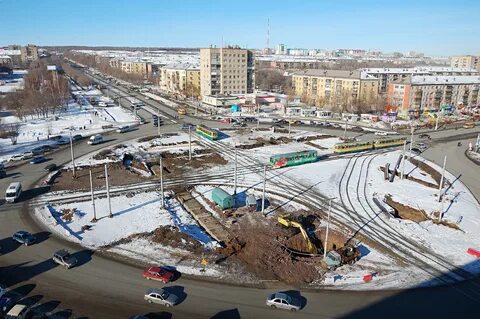 Трамвайный перекресток