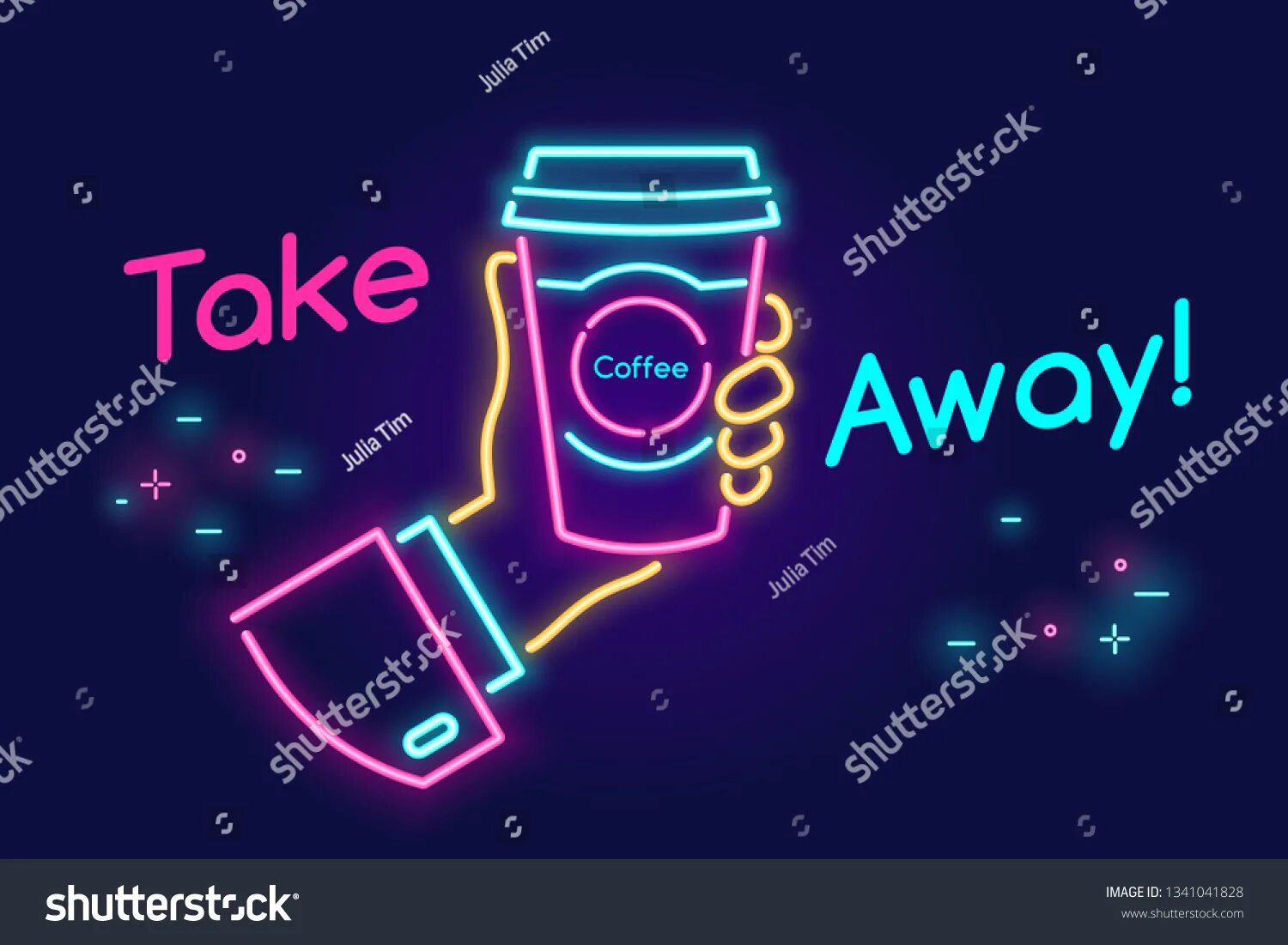 Take this away. Неоновая вывеска Coffee to go. Кофе неон. Стаканчик кофе неон. Неоновый стакан.