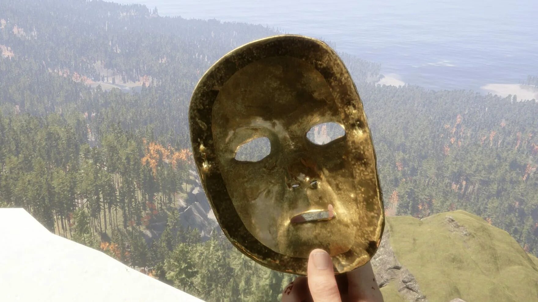 Золотая броня sons of the forest где. Золотая броня sons of the forest. ыщты ща еру ащкуые золотая маска. маски в адонге.