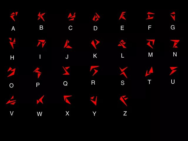 Predator символы. алфавит яутжа. алфавит яутжа. алфавит хищника. письменность хищников.