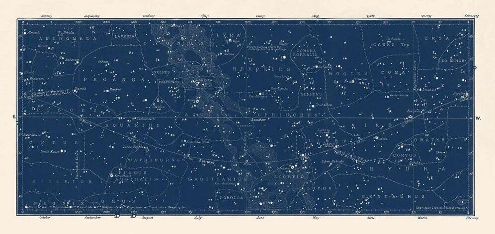 Карта звездного неба. Карта созвездий звездного неба. Карта звёздного неба для детей. Карта звёздного неба для печати.