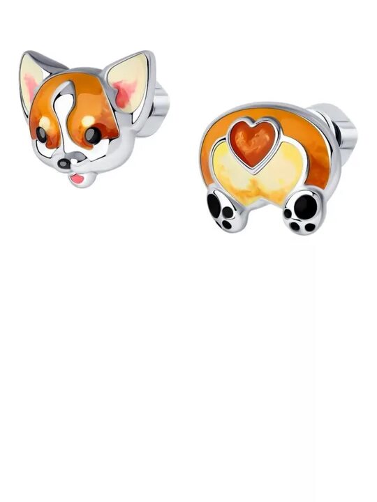 серьги корги санлайт. Sokolov серьги корги. соколов серьги корги. серьги лиса серебро соколов. серьги с корги sokolov.