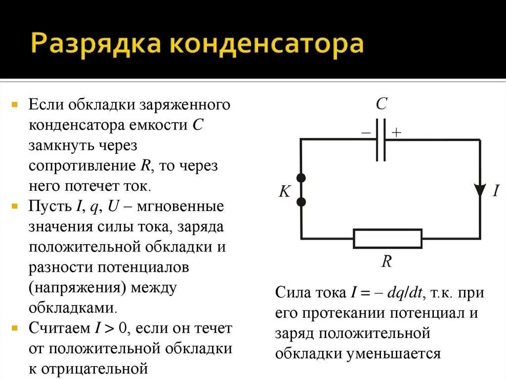 Почему разряжается конденсатор. Ёмкость разряженного конденсатора. Процесс зарядки и разрядки конденсатора. Разрядка конденсатора сила тока. Схема зарядки и разрядки конденсатора.