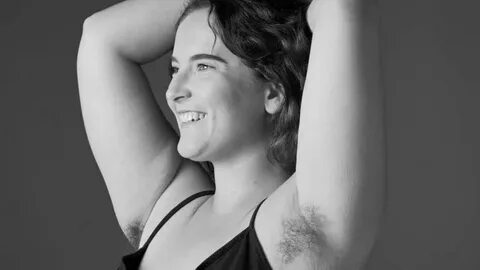 Hairy women armpits