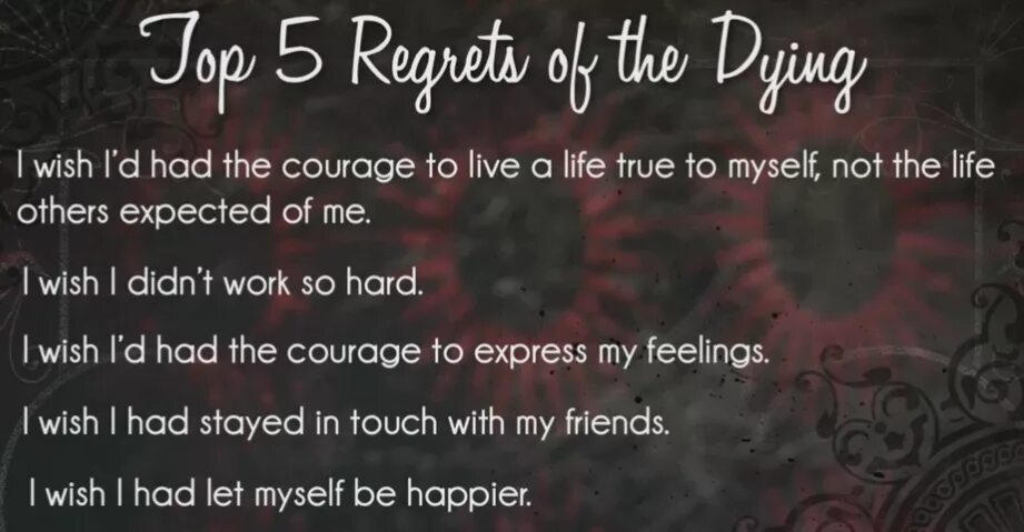 Feel the wish. Top Five regrets. Top Five regrets book. The Top 5 regrets book. Top 5 Life regrets before Dying poster.