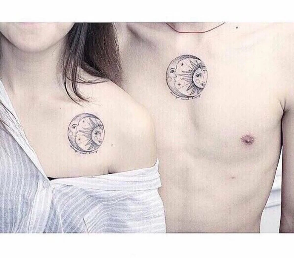 Moon matching. Парные тату солнце и Луна. Парные тату солнце. Парные тату Луна. Тату Луна и солнце прареые.