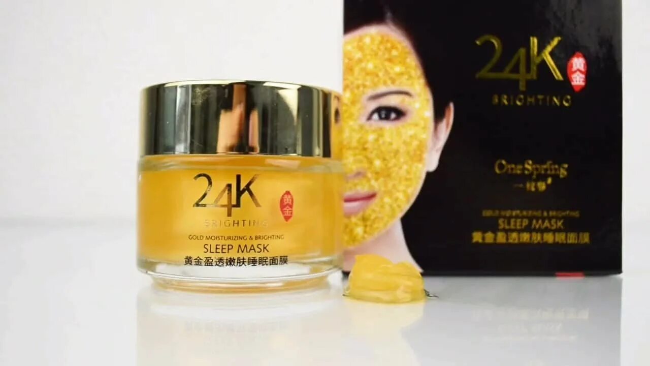 One Spring 24k Gold Sleep Mask. Золотая маска корейская. Корейская Золотая маска для лица. Ночная маска для лица 24 к Gold.