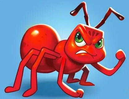 Angry ant