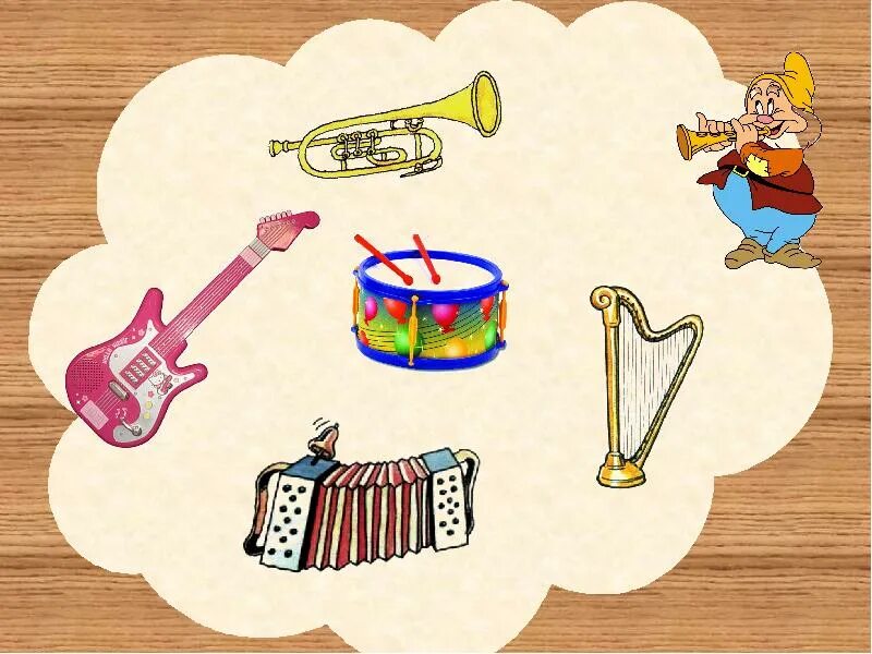Музыкальные звуки слушать. Звуковые музыкальные инструменты. Шумовые музыкальные инструменты. Музыкальные инструменты со звуком р. Плакат муз инструменты и инструмент.