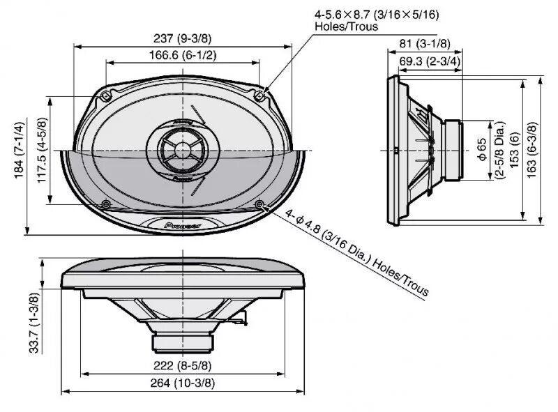 Какой диаметр колонок. Pioneer TS-g6912i. Автомобильные динамики Pioneer 6 дюймов. TS 10 динамики Pioneer. Коаксиальные автомобильные колонки 6,5" (16.5 см) "ASV".