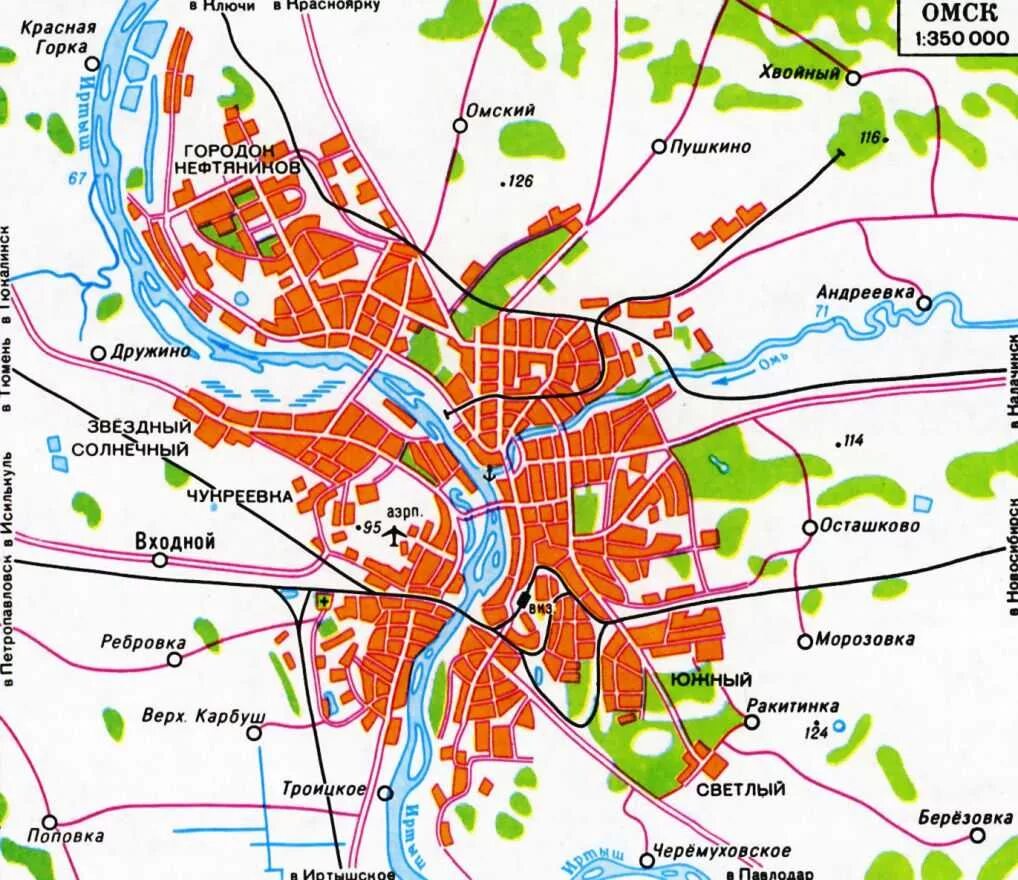 Г омск на карте. Карта города Омска. Карта пригорода Омска. Омск карта города с улицами.