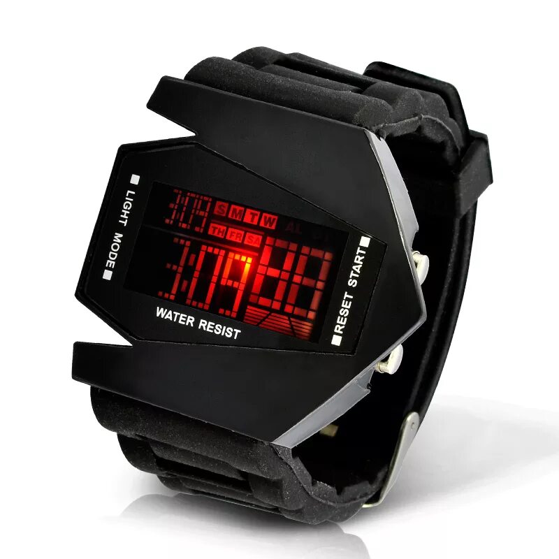 Электронные часы обзор. Часы истребитель стелс Stealth led watch. Часы лед вотч. Наручные часы электронные лед УАТЦ.