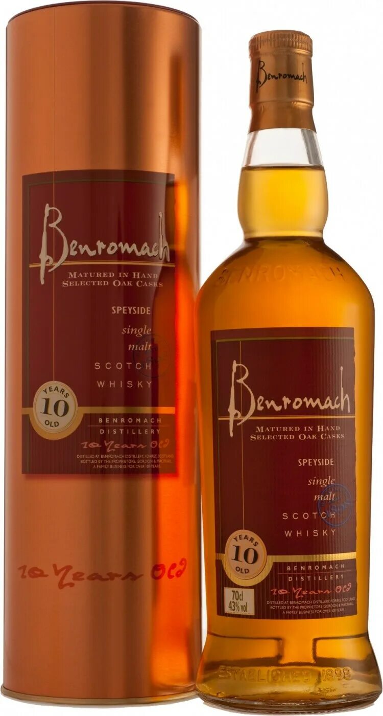 Benromach 10. Benromach speyside single malt 10. benromach виски. виски бенромах 10-летний 0,7л.. виски бенромах 10 лет.