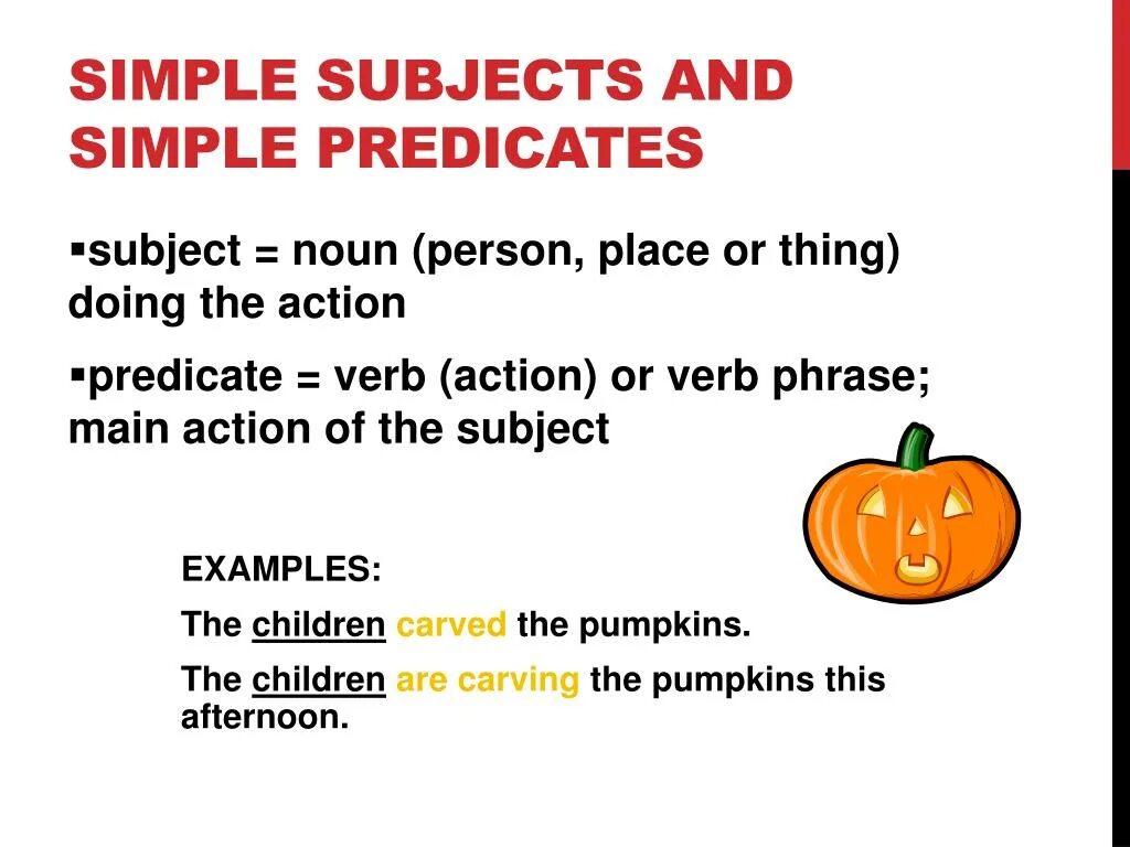 Simple Predicate. Subject in simple sentence. Subject and Predicate. Subject examples.