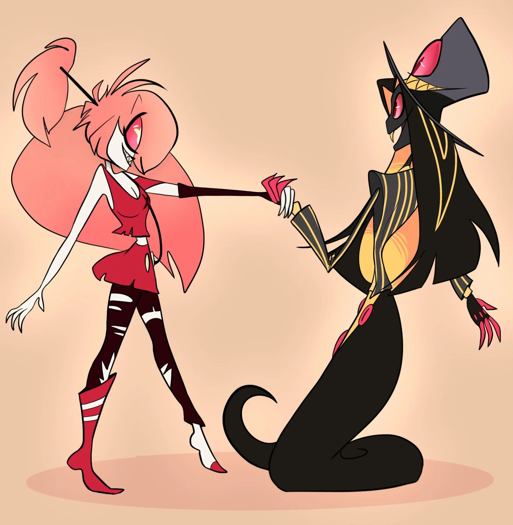 Hazbin hotel sir pentious. Суккубы отель ХАЗБИН. Sir Pentious x Cherri Bomb/cherrisnake(Hazbin. Энджел и черри.