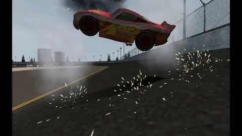 Mcqueen crashes