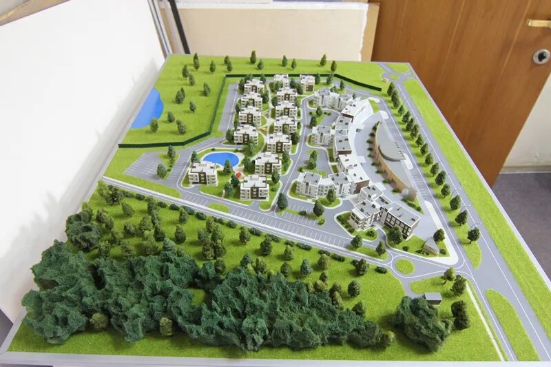 малоэтажные здания макеты. казань проект. сквер памяти воинов интернационалистов новотроицк. макеты территорий. ландшафтный макет.