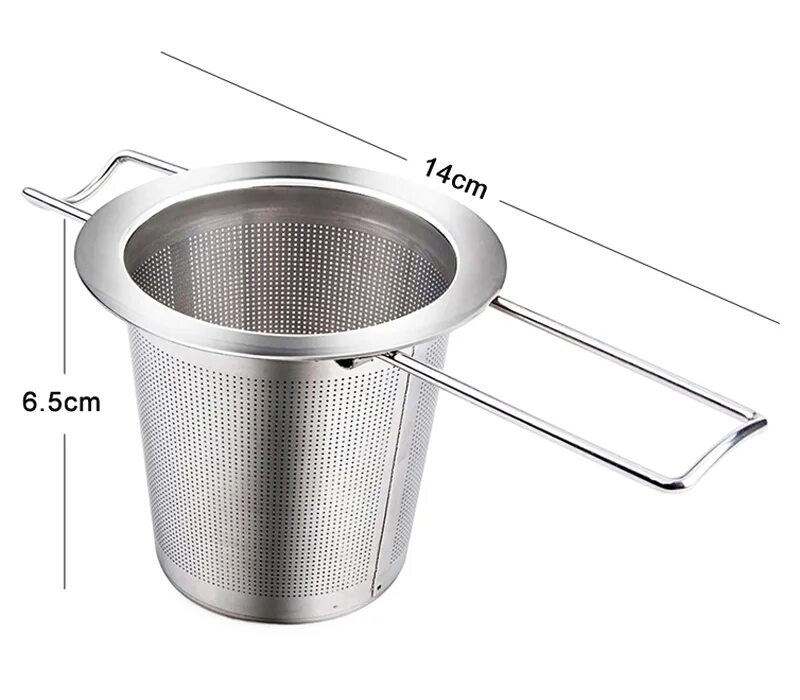 Ситечко для чая "Tea Filter Screen" (sa-576). Tea Strainer Stainless Steel. Ситечко для заваривания чая из нержавеющей стали. Basket Type Strainer.