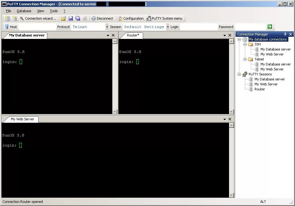 Windows connection manager. Putty manager. putty многооконный менеджер. веб putty. ssh connection manager.