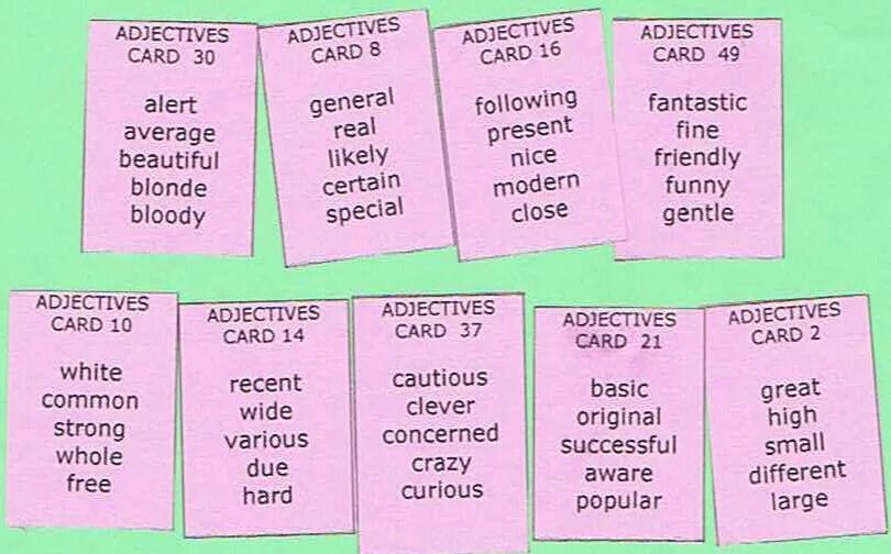 Adjectives Cards. Adjectives to describe Music. Adjectives in Cards. Памятка английский язык adjectives. Adjective перевод на русский
