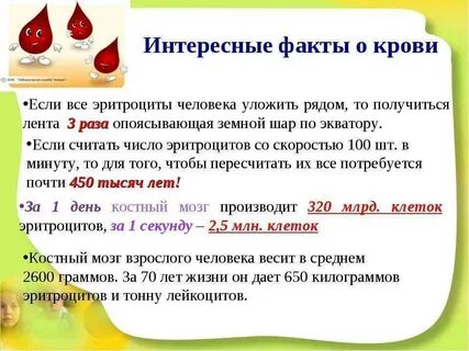 Интересные факты про человека