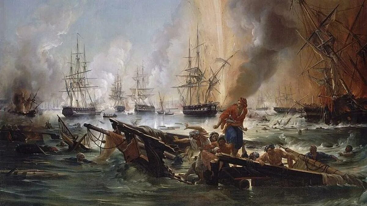 Иван константинович айвазовский морское сражение при наварине. Линейный корабль азов наваринское сражение. Наваринское сражение 1827 кратко. Наваринское сражение 1827. Корабль азов в наваринском сражении.