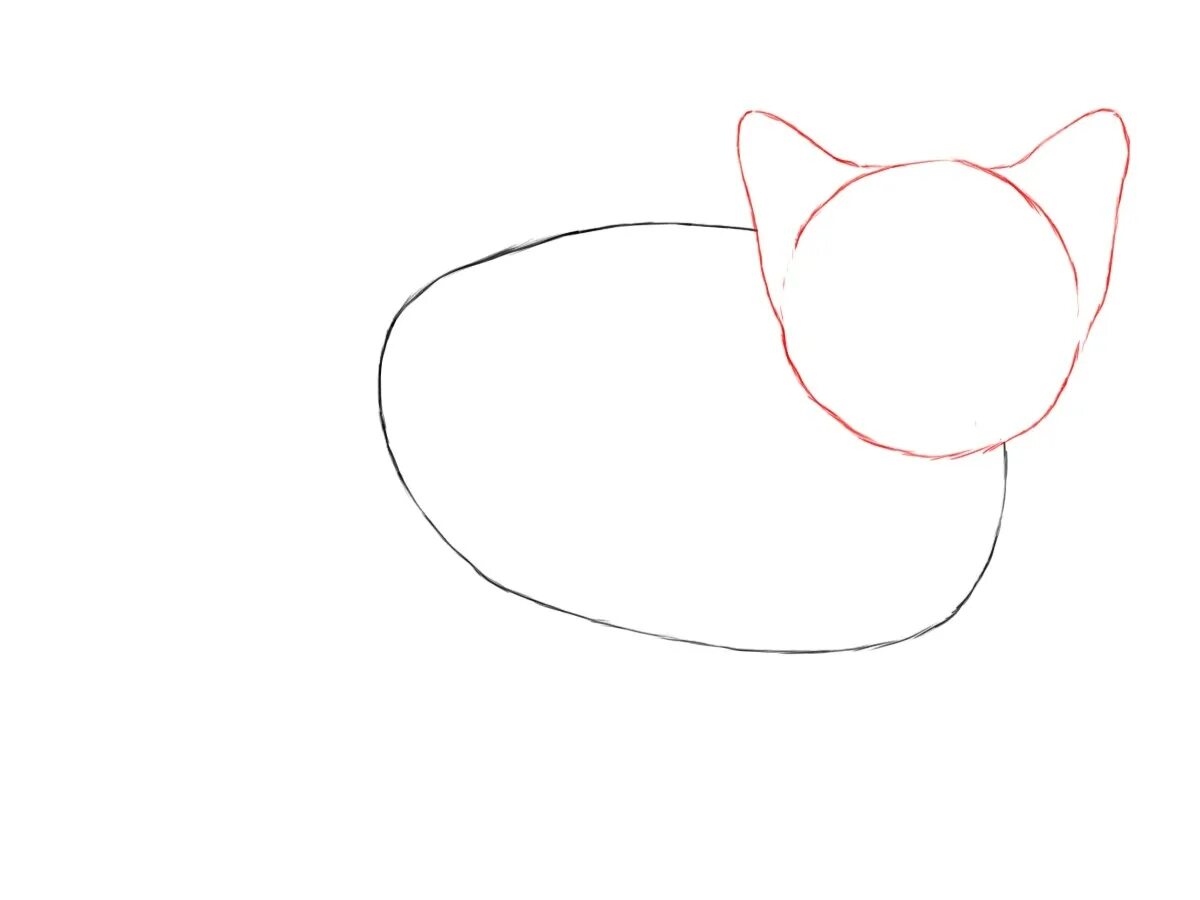 Рисовать котенка легко. Кошки. Кот карандашом для детей. Нарисовать котенка легко. Рисовалка кота для маленьких.