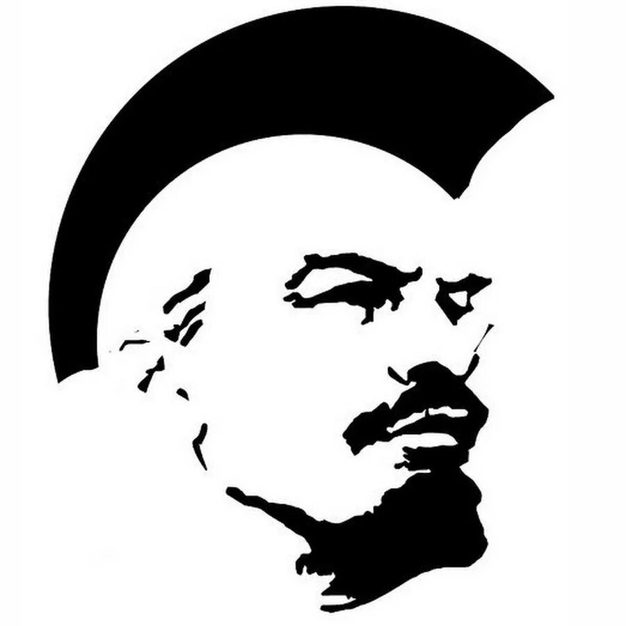 Ленин пыш. Lenin punk. ленин силуэт.