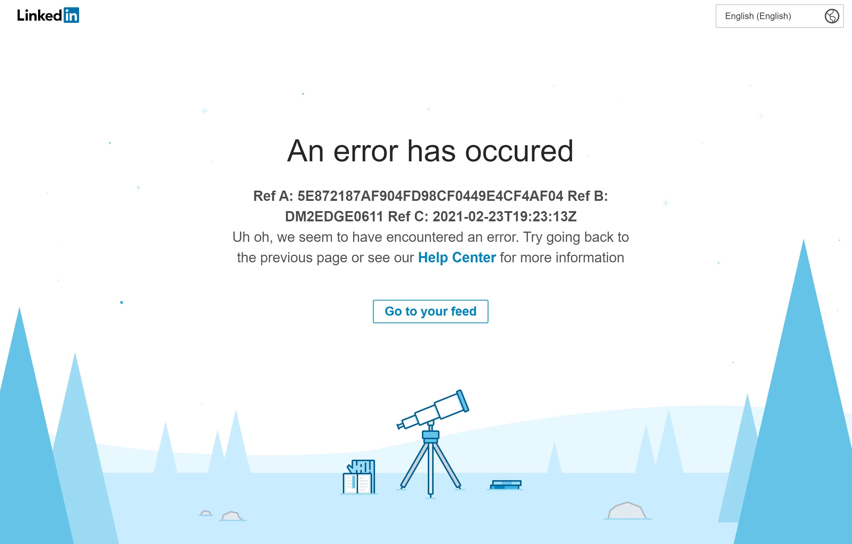 You have an error in your. An error has occurred. an error has occurred! no trade link!.