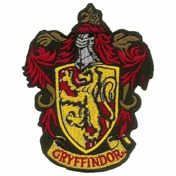 Harry Potter Gryffindor House Crest Patch Universal Studios Wizarding World