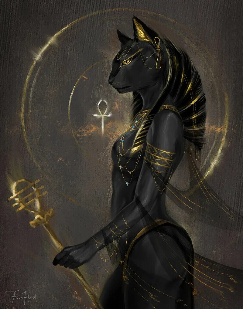 Bastet (Ancient Egyptian goddess of joy, fun and love, female beauty, fertility, hearth and cats) Minecraft Skin