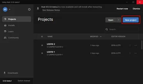 Unity installer