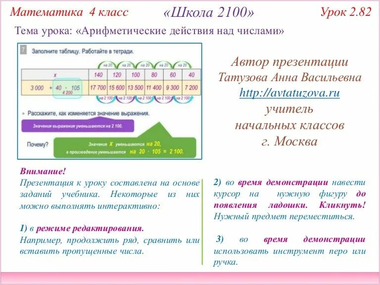 Арифметические действия над числами. Арифметические действия 4 класс математика. Школа 2100 математика Автор. Математика 4 класс 2100. Арифметические действия 3 класс математика