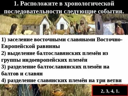 Тест восточные славяне и их соседи